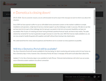 Tablet Screenshot of e-domotica.com